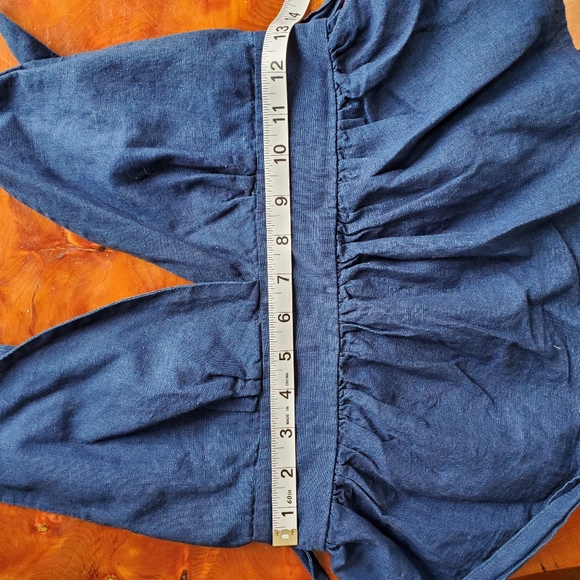 NWT Free People Low Cut Peplum Top - Picture 9 of 11